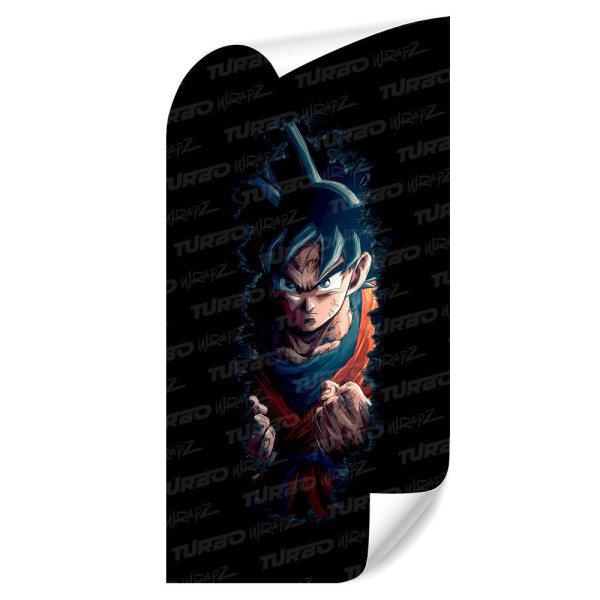 Sticker for car pillar Goku | TurboWrapz.com