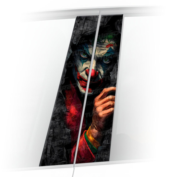 Sticker for car pillar Joker | TurboWrapz.com