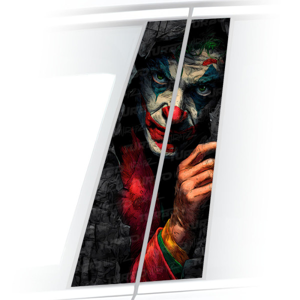 Sticker for car pillar Joker | TurboWrapz.com