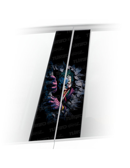 Naklejka na słupek samochodowy Kreskówkowy Joker | TurboWrapz.com