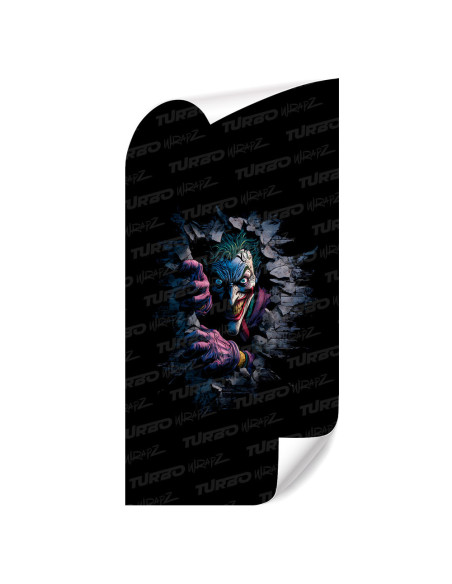 Naklejka na słupek samochodowy Kreskówkowy Joker | TurboWrapz.com