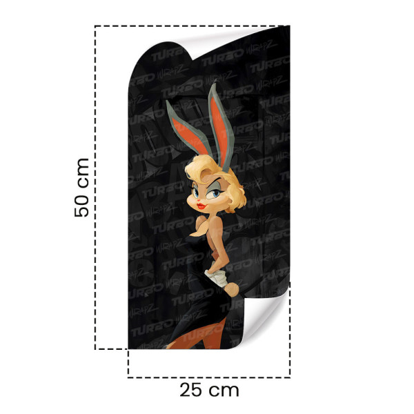 Sticker for car pillar Króliczek Lola | TurboWrapz.com