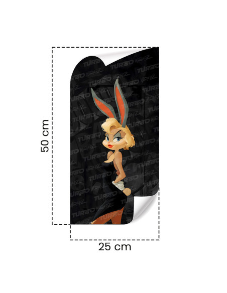 Naklejka na słupek samochodowy Króliczek Lola | TurboWrapz.com