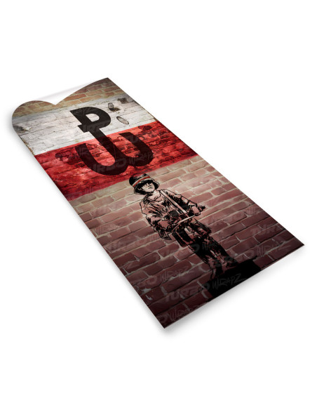 Naklejka na słupek samochodowy Powstanie Warszawskie | TurboWrapz.com