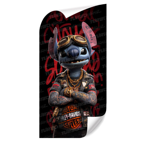 Naklejka na słupek samochodowy Stitch Harley | TurboWrapz.com