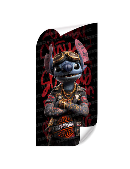 Naklejka na słupek samochodowy Stitch Harley | TurboWrapz.com