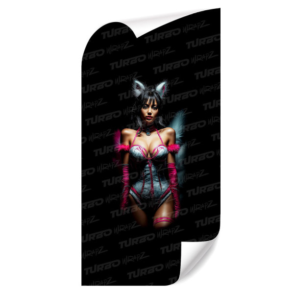 Sticker for car pillar Ahri | TurboWrapz.com