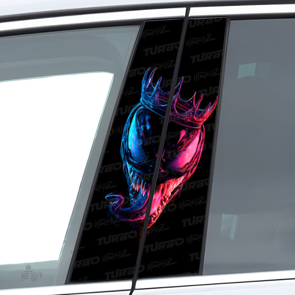 Naklejka na słupek samochodowy Venom Korona | TurboWrapz.com