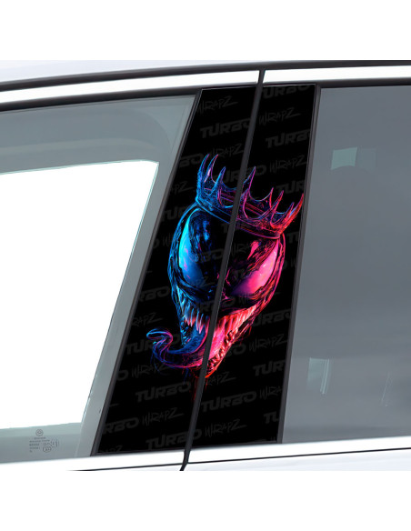Sticker for car pillar Venom Korona | TurboWrapz.com