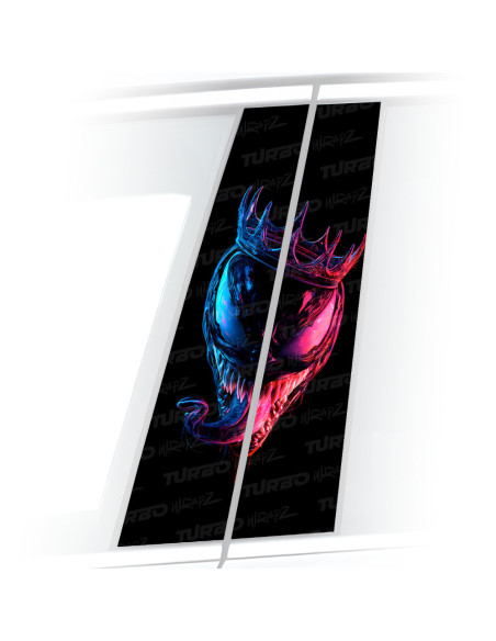 Sticker for car pillar Venom Korona | TurboWrapz.com