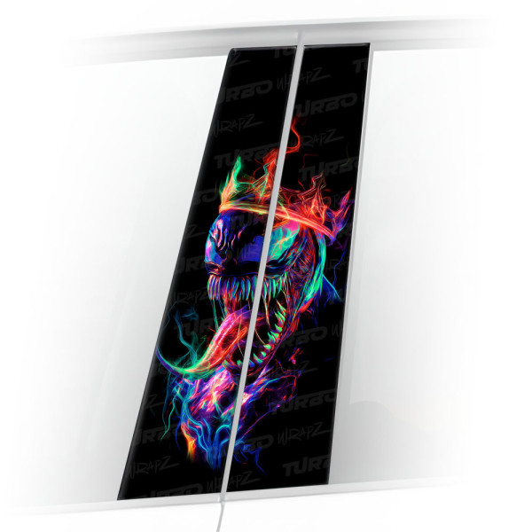 Sticker for car pillar Venom Korona | TurboWrapz.com