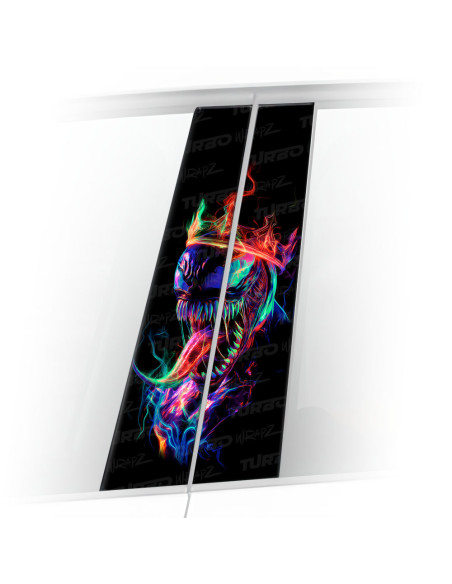 Sticker for car pillar Venom Korona | TurboWrapz.com