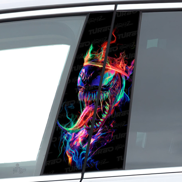 Sticker for car pillar Venom Korona | TurboWrapz.com