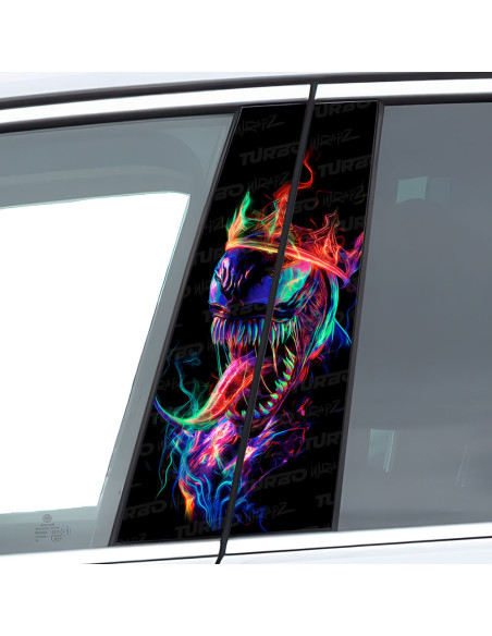 Sticker for car pillar Venom Korona | TurboWrapz.com