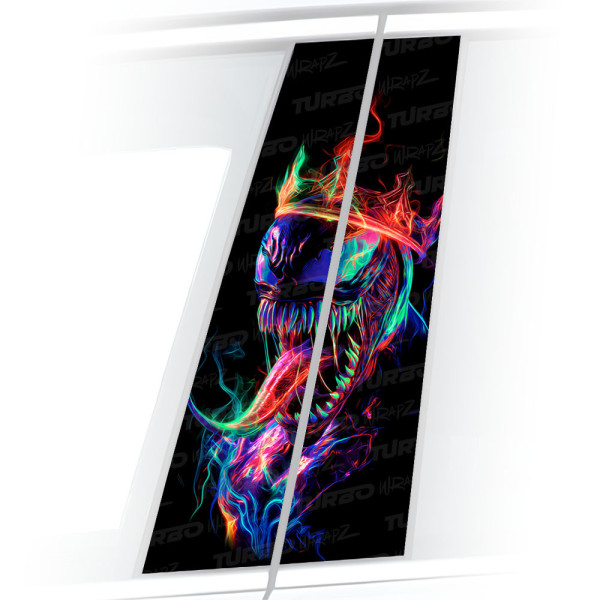 Sticker for car pillar Venom Korona | TurboWrapz.com