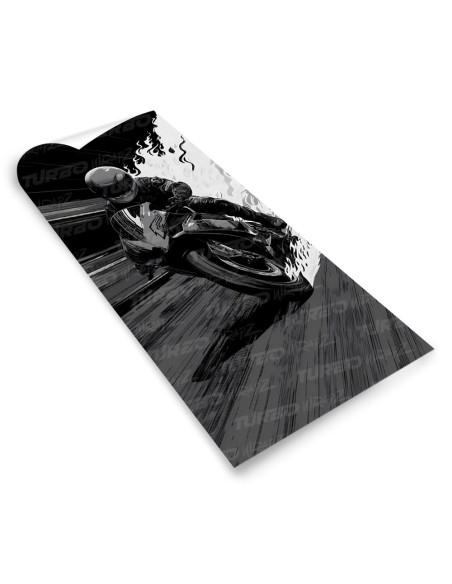 Naklejka na słupek samochodowy Motor Ścigacz | TurboWrapz.com