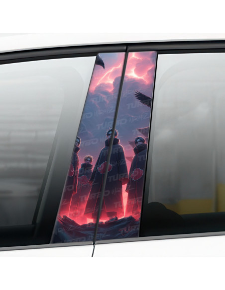 Sticker for car pillar Akatsuki | TurboWrapz.com
