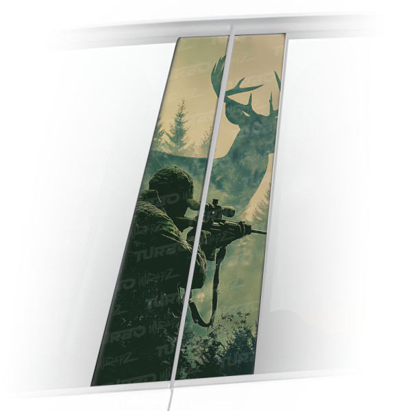 Sticker for car pillar Myśliwy | TurboWrapz.com