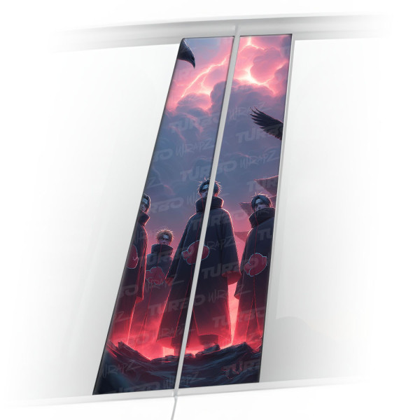 Naklejka na słupek samochodowy Akatsuki | TurboWrapz.com