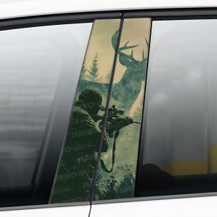 Sticker for car pillar Myśliwy | TurboWrapz.com 2