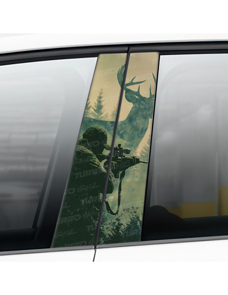 Sticker for car pillar Myśliwy | TurboWrapz.com