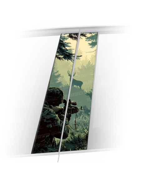 Sticker for car pillar Myśliwy | TurboWrapz.com