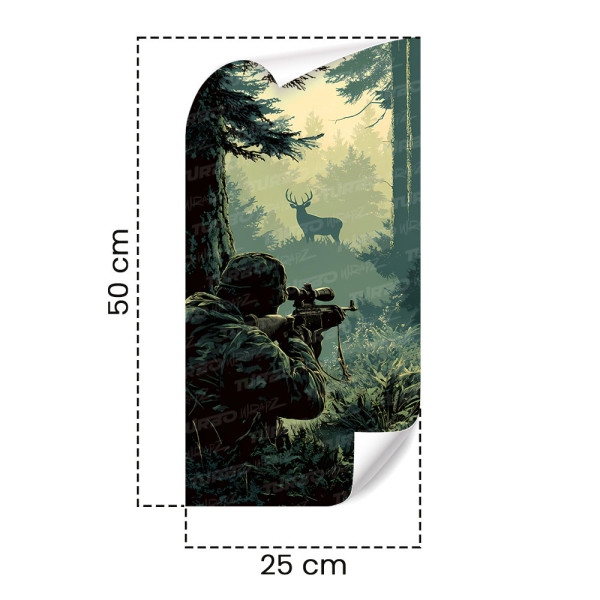 Sticker for car pillar Myśliwy | TurboWrapz.com