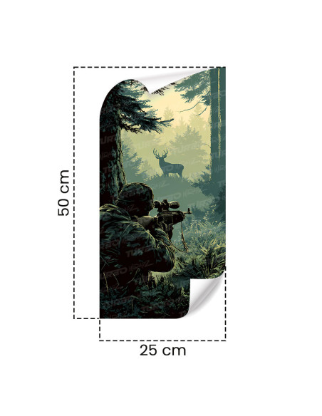 Sticker for car pillar Myśliwy | TurboWrapz.com