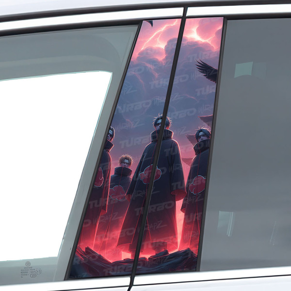 Sticker for car pillar Akatsuki | TurboWrapz.com
