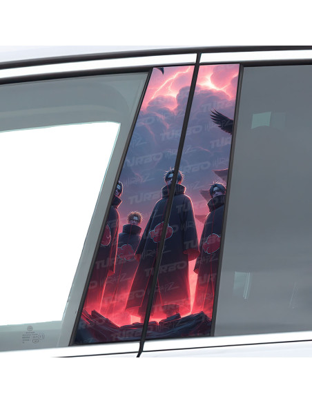 Sticker for car pillar Akatsuki | TurboWrapz.com