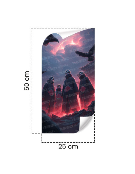 Sticker for car pillar Akatsuki | TurboWrapz.com