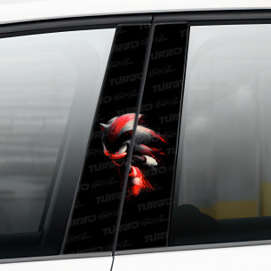 Sticker for car pillar Shadow Sonic | TurboWrapz.com 2