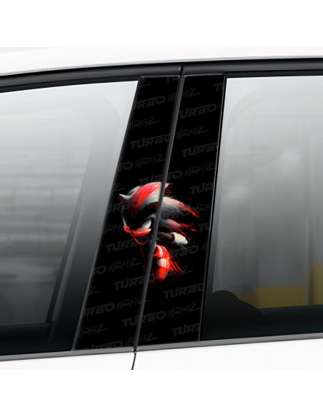 Naklejka na słupek samochodowy Shadow Sonic | TurboWrapz.com