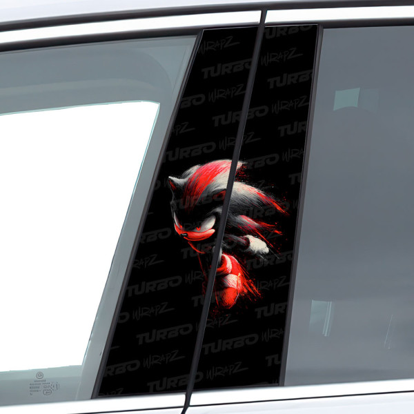 Naklejka na słupek samochodowy Shadow Sonic | TurboWrapz.com