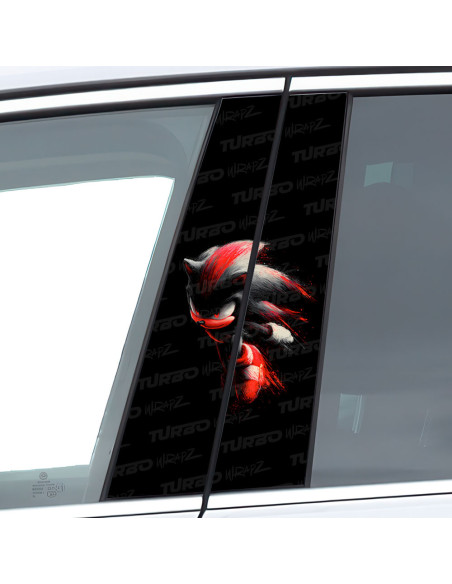 Naklejka na słupek samochodowy Shadow Sonic | TurboWrapz.com