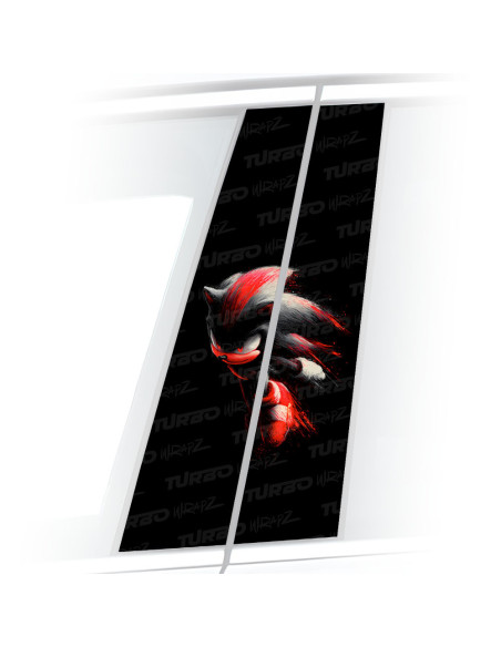 Naklejka na słupek samochodowy Shadow Sonic | TurboWrapz.com