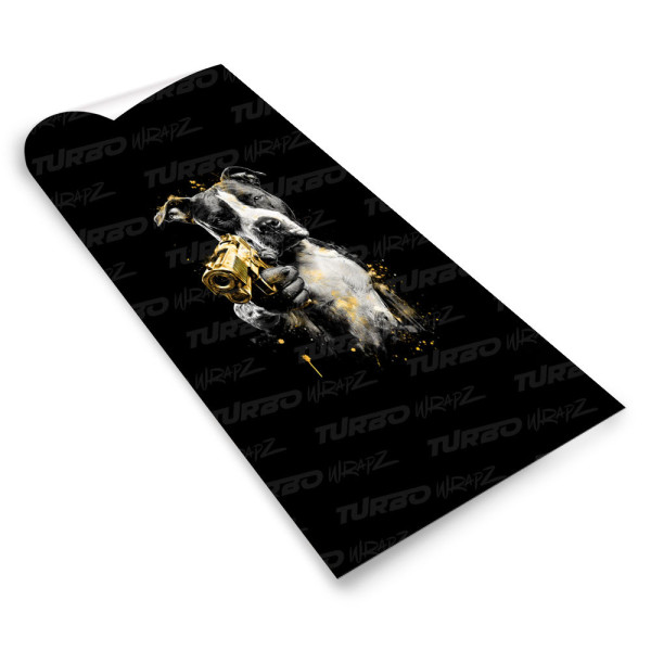 Sticker for car pillar Pitbull | TurboWrapz.com