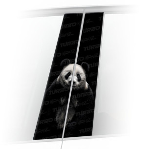 Naklejka na słupek samochodowy Panda | TurboWrapz.com