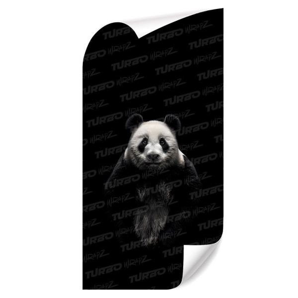Sticker for car pillar Panda | TurboWrapz.com