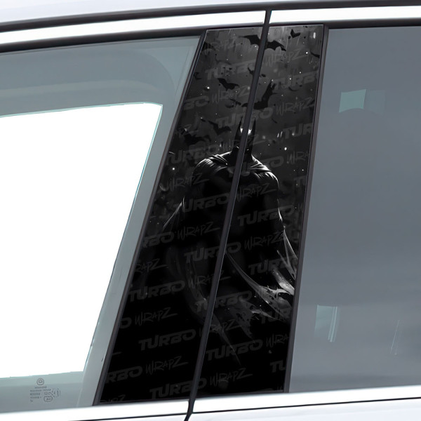 Naklejka na słupek samochodowy Batman i nietoperze | TurboWrapz.com