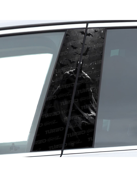 Naklejka na słupek samochodowy Batman i nietoperze | TurboWrapz.com