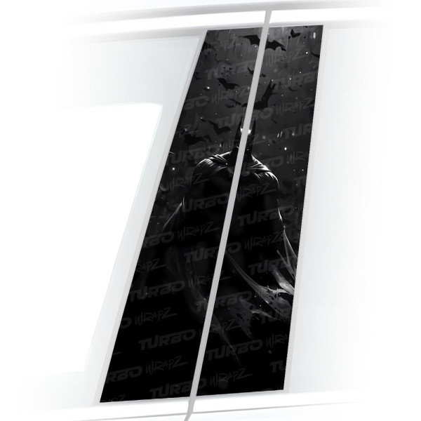 Naklejka na słupek samochodowy Batman i nietoperze | TurboWrapz.com