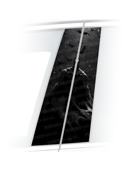 Naklejka na słupek samochodowy Batman i nietoperze | TurboWrapz.com
