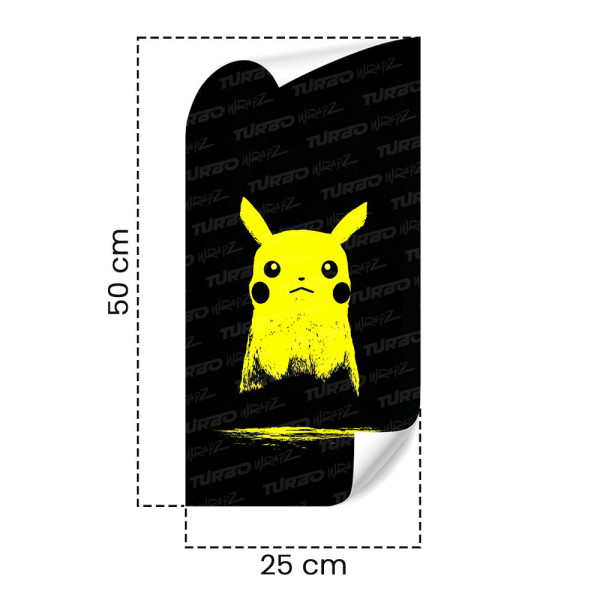 Sticker for car pillar Pikachu 1 | TurboWrapz.com