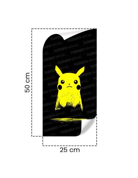 Sticker for car pillar Pikachu 1 | TurboWrapz.com