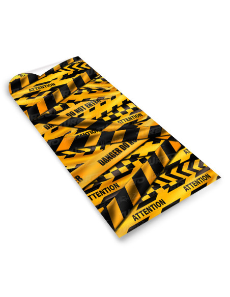 Sticker for car pillar Attention | TurboWrapz.com