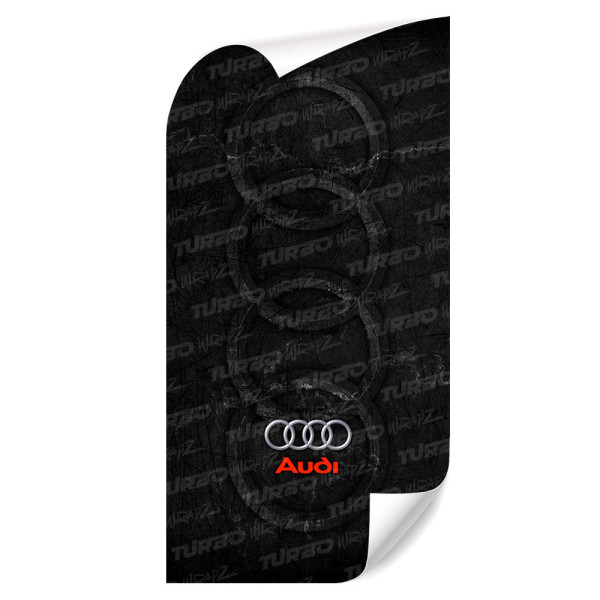 Sticker for car pillar Audi | TurboWrapz.com