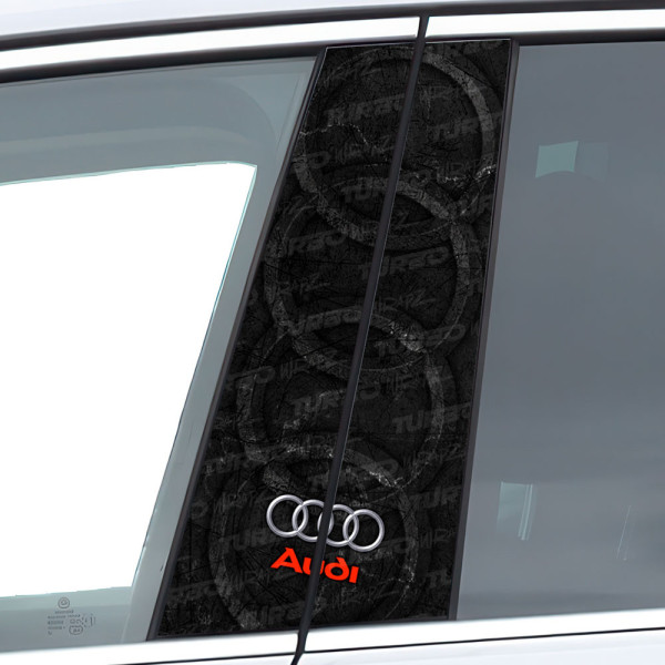 Sticker for car pillar Audi | TurboWrapz.com