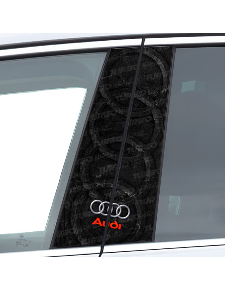 Sticker for car pillar Audi | TurboWrapz.com