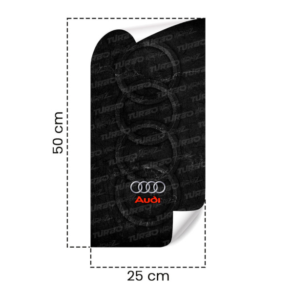 Sticker for car pillar Audi | TurboWrapz.com